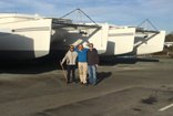 Delivering LAGOON Catamaran to client in Les Sables, France
