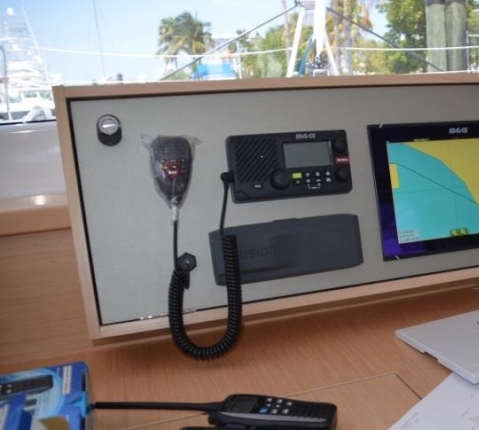 Navigation Station of 450F Lagoon Catamaran Yacht