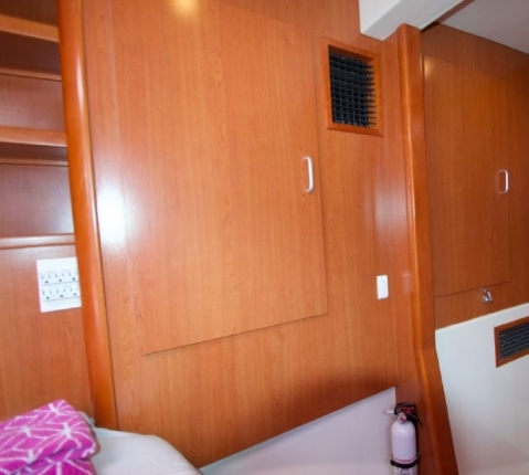 Cabin of Leopard 46 Catamaran
